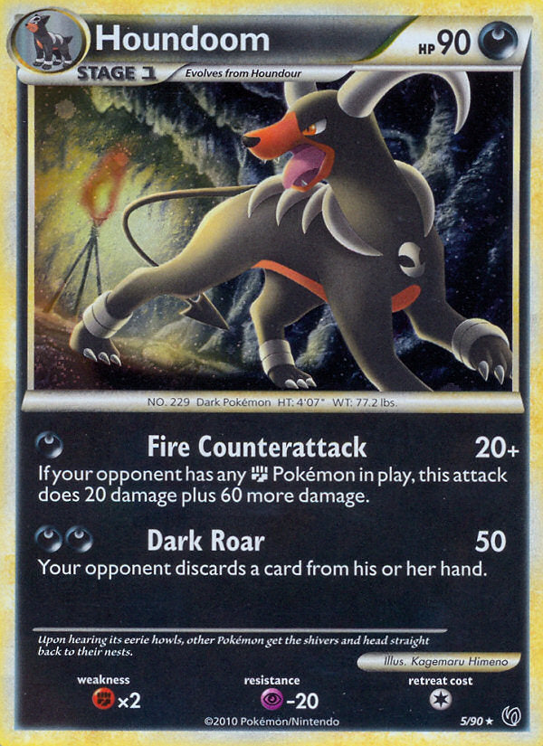 Undaunted Holo Houndoom #5/90